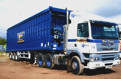 Articulated lorries available from T Watts for bulk waste removal