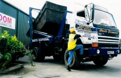 Conventional skips available up to 12 cubic metres